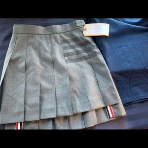 Thom Browne NY mini pleated skirt